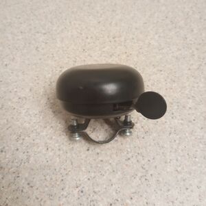 Large Round Black Bicycle Bell for All Bicycles Used